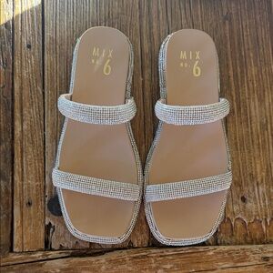 Mix No. 6 Women's Tan and Silver Sandals